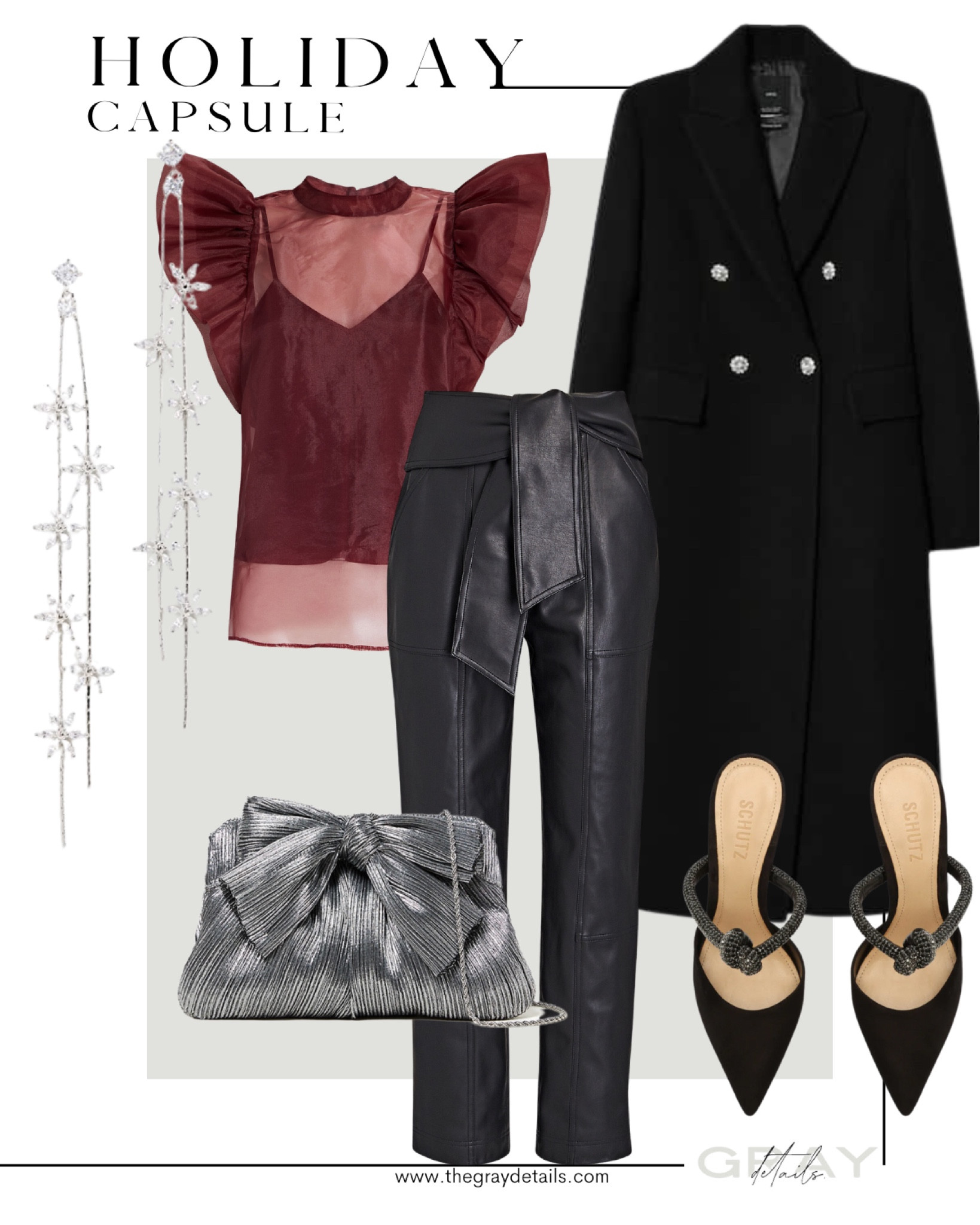 Holiday capsule , holiday outfit 

#LTKitbag #LTKstyletip #LTKHoliday