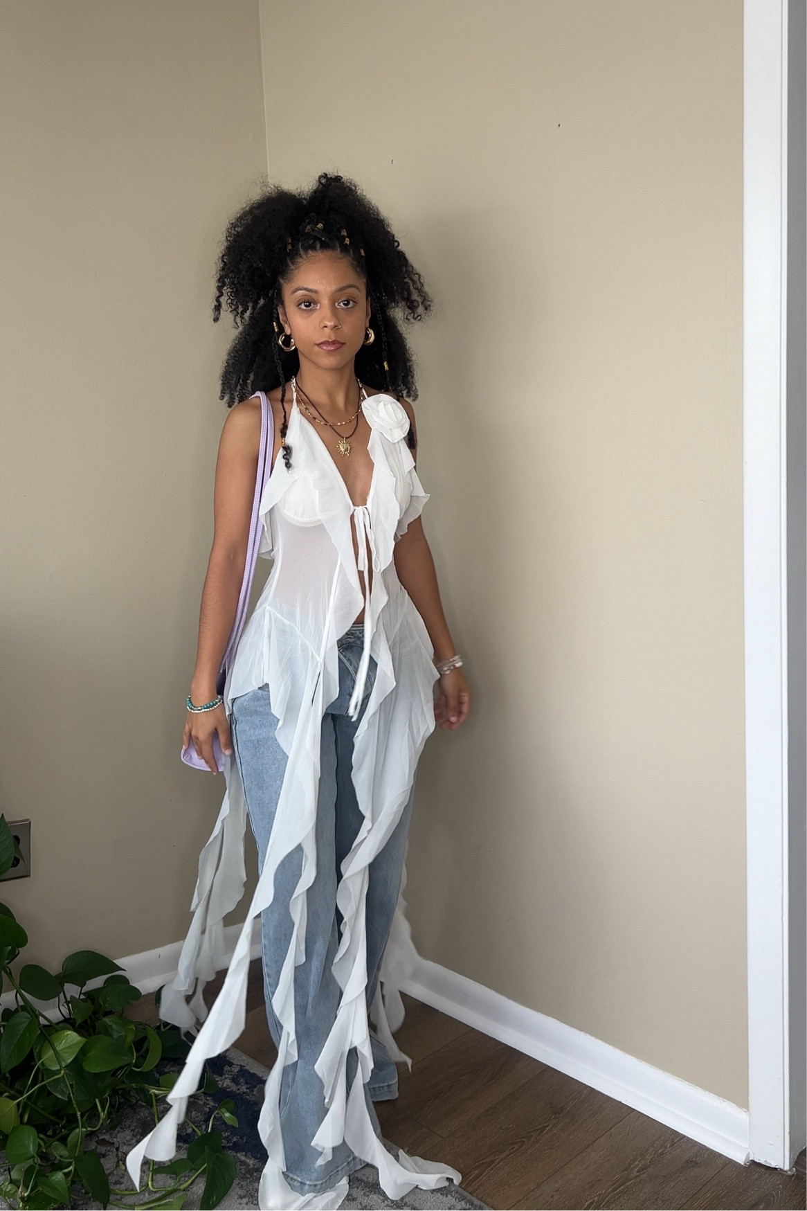 Top: Size XS; Jeans: Size 0

#LTKSeasonal #LTKSummerSales #LTKStyleTip