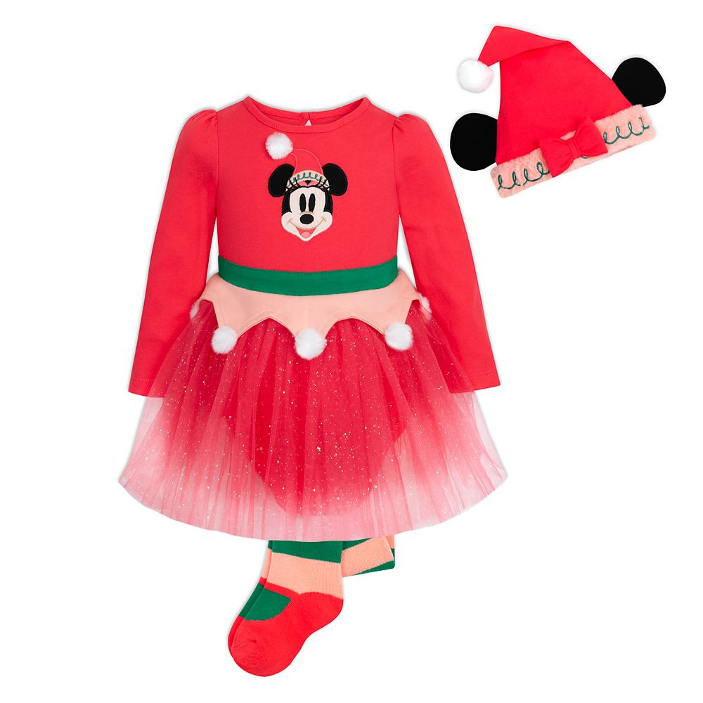Minnie Mouse Holiday Bodysuit Set for Baby | Disney Store