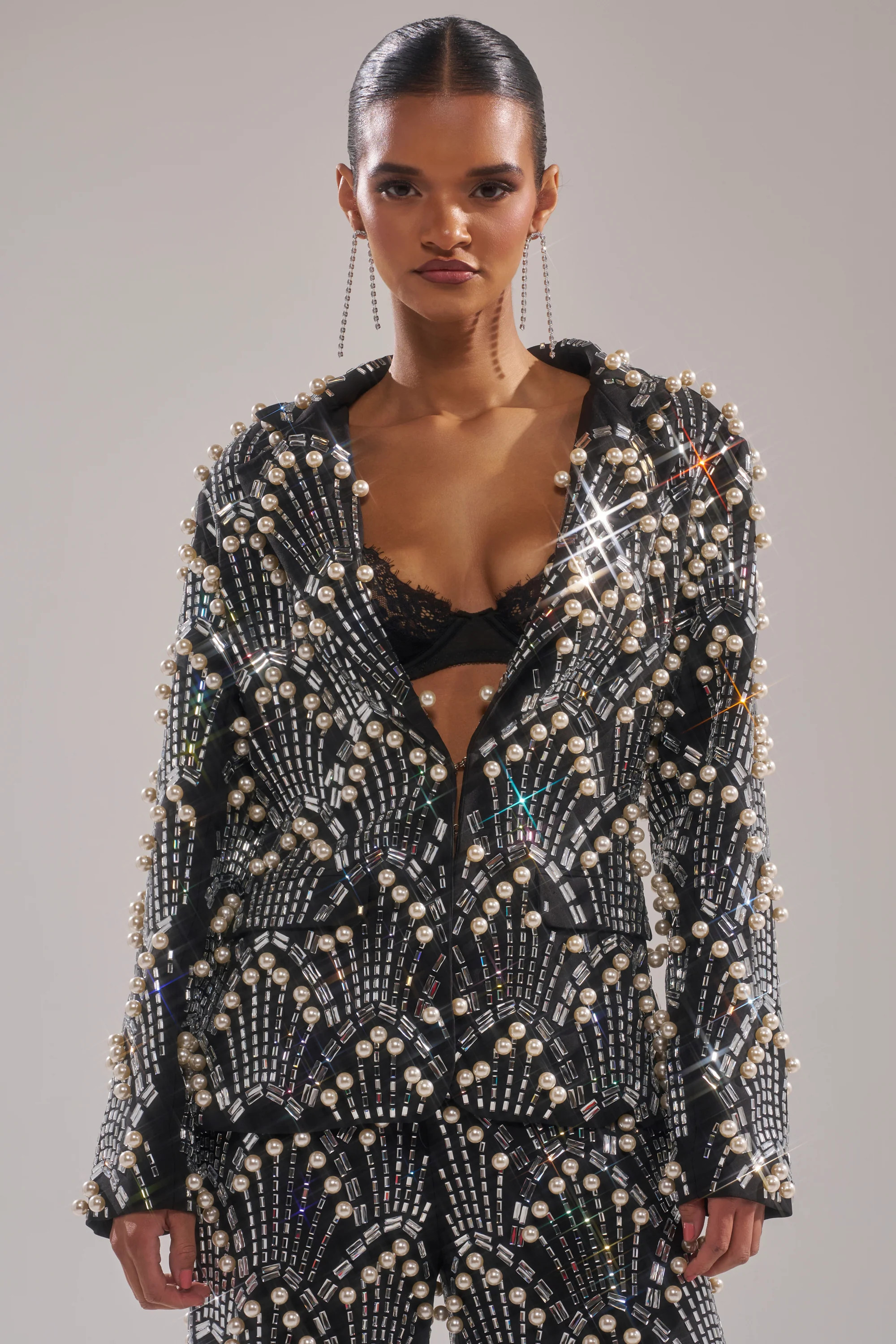 TIMES SQUARE EMBELLISHED BLAZER | AKIRA