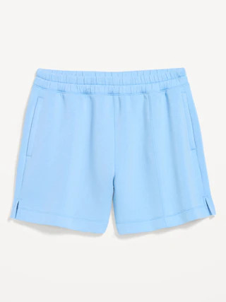 High-Waisted Bounce Fleece Shorts -- 5-inch inseam | Old Navy (US)