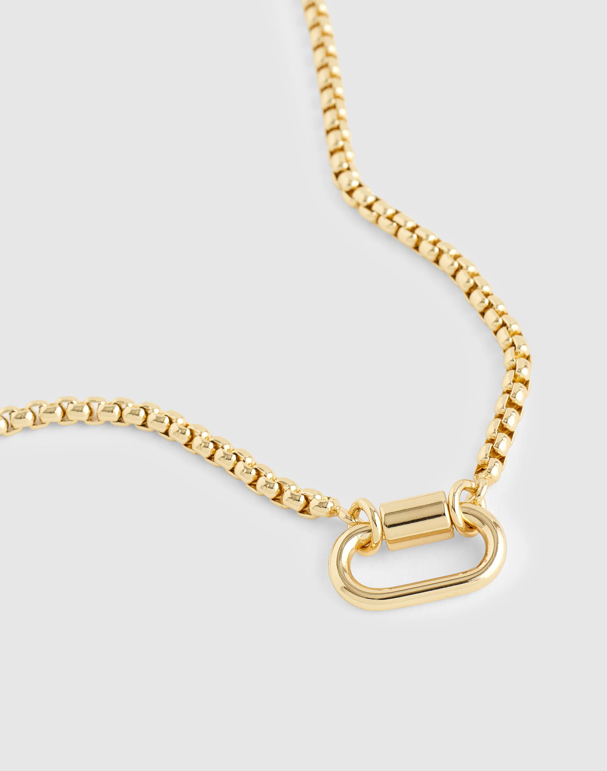 Carabiner Box Chain Necklace | Madewell