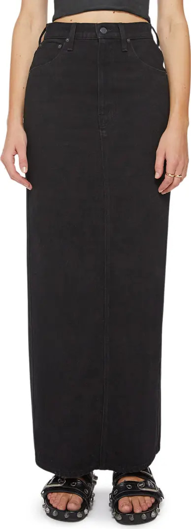 The Candy Stick High Waist Denim Maxi Skirt | Nordstrom