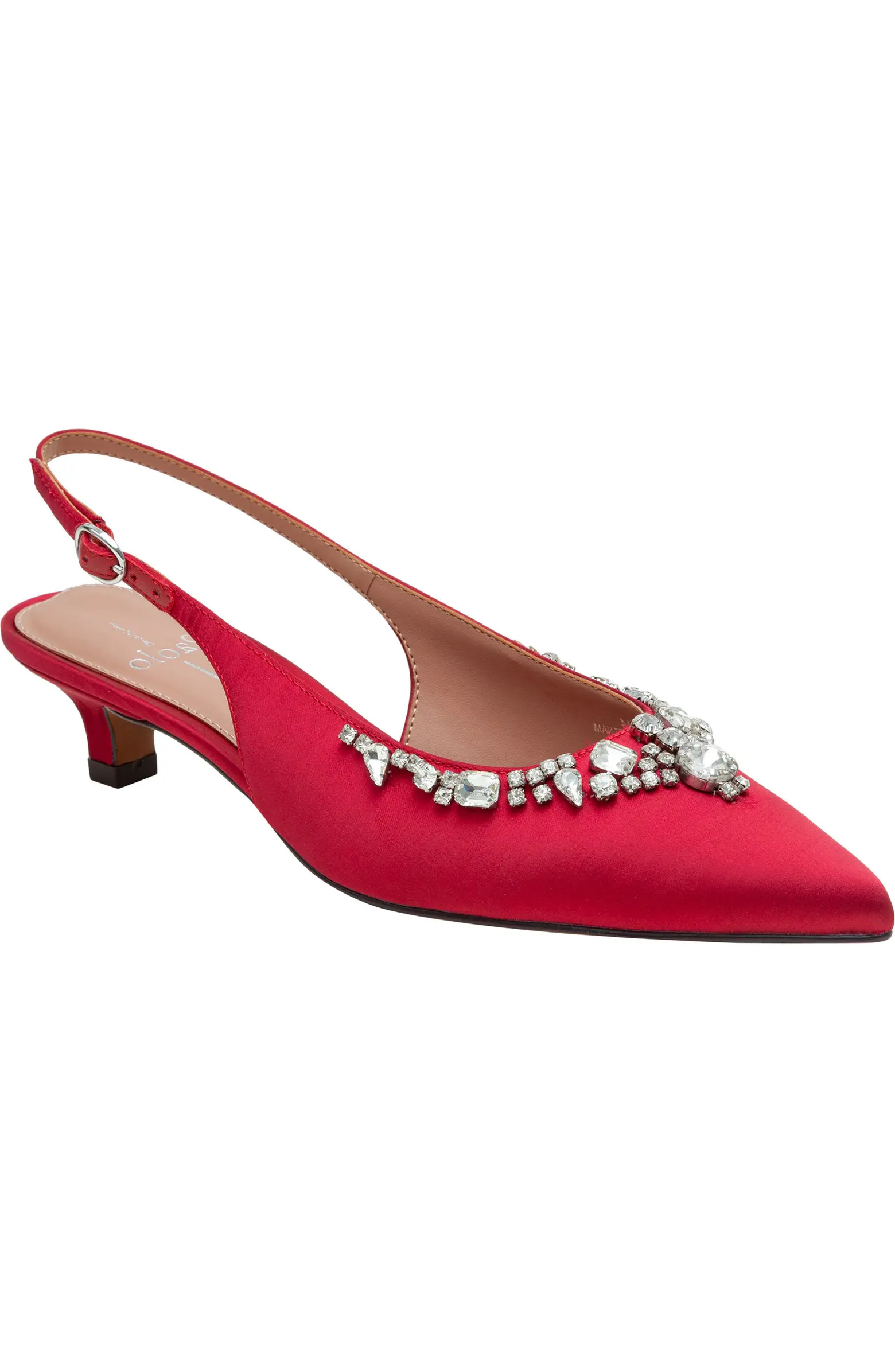 Linea Paolo Crystal Embellished Slingback Pump (Women) | Nordstrom | Nordstrom