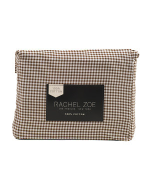 Cotton Mini Gingham Sheet Set | Marshalls