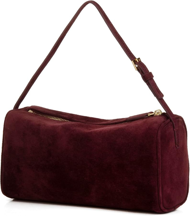 Suede Bag for Women Leather Crossbody Bag for Ladies, Crossbody Suede Handbag with Retractable Sh... | Amazon (UK)