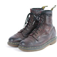 Us5 Dr Martens Vintage Dark Brown Leather Doc Boots Eu36/Uk3 For Women | Etsy (US)