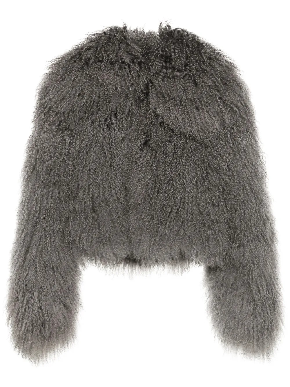 Salvatore Santoro Fur Jacket | Grey | FARFETCH RO | Farfetch Global