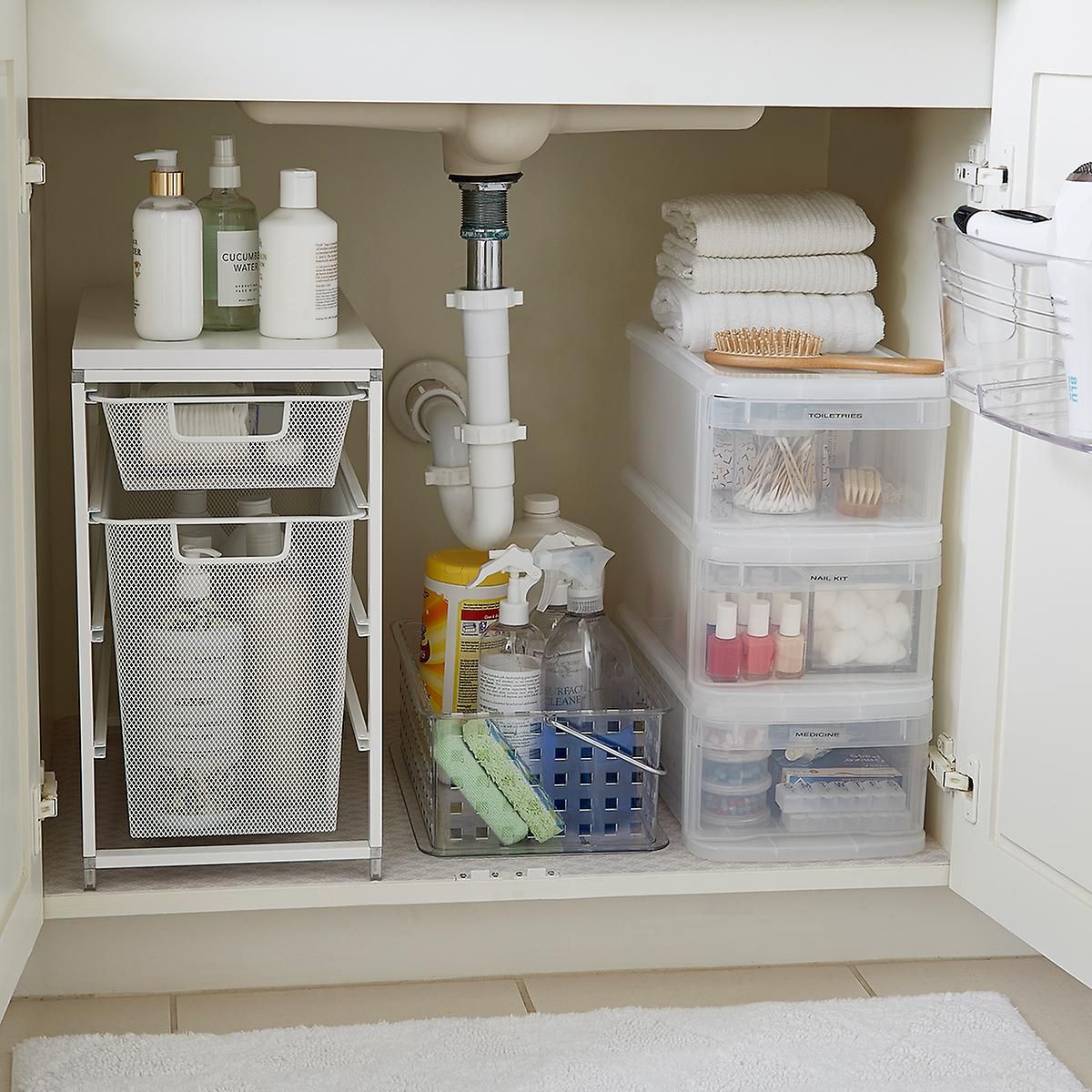 Bathroom Under Sink Starter Kit | The Container Store