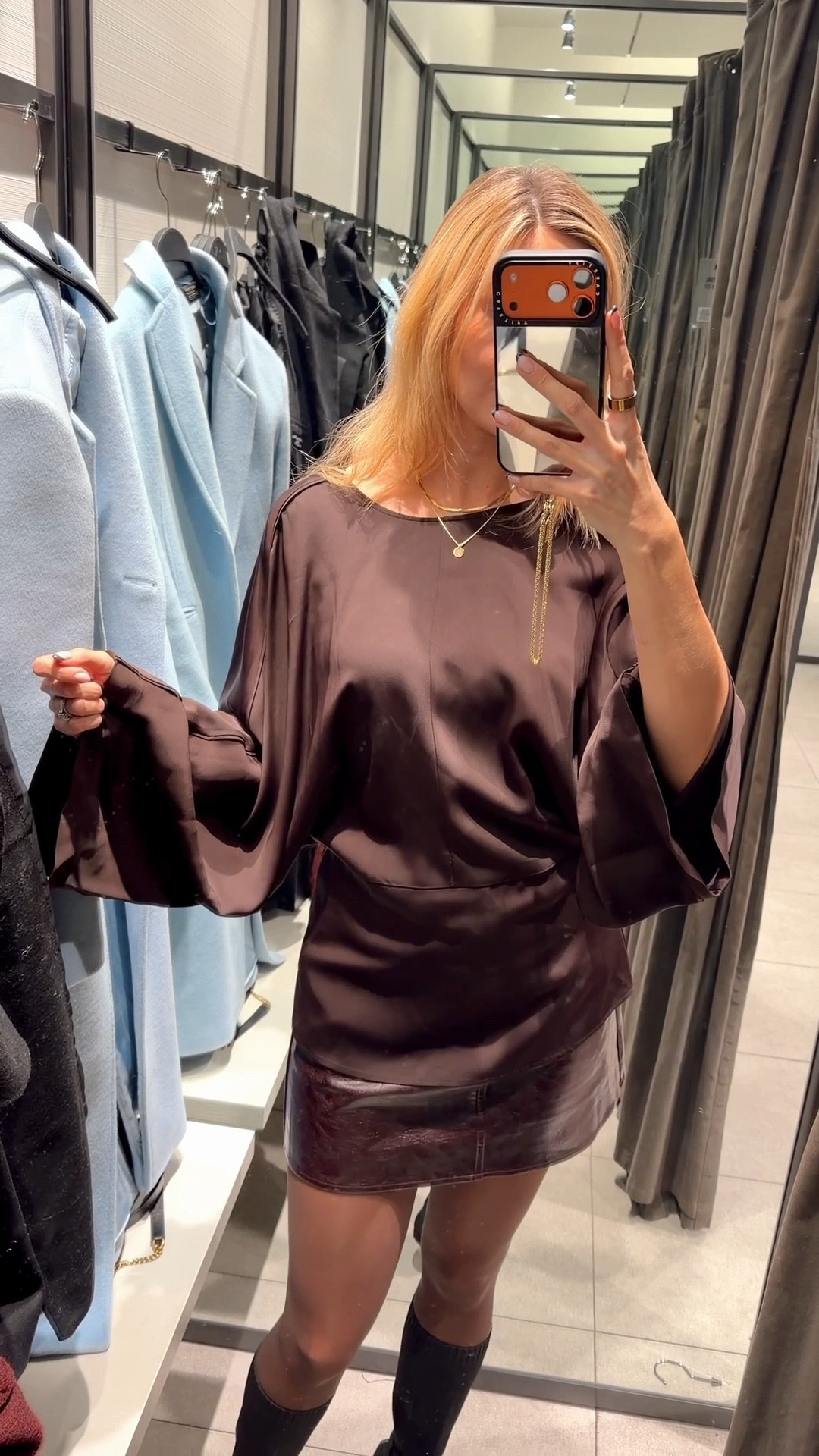 Zara sale. Pieces I INVESTED IN, pieces I can wear for years - not random trends 💙
Wearing size S in everything 
Just the balloon pants are XS 

Zara haul • blue coat • balloon pants • white satin pants • blue coat • winter outfit • winter fashion • satin blouse • brown poncho • brown blouse 

#LTKTall #LTKFindsUnder50 #LTKdayinmylife