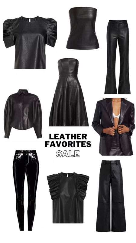 Leather sale favorites from Saks Friends & Family 

#LTKstyletip #LTKsalealert #LTKSale