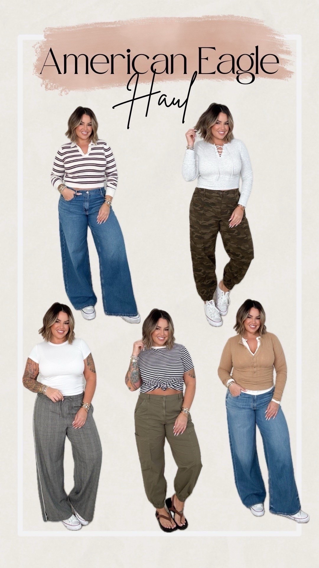 @americaneagle Haul 
#aejeans 

Tops L 
One Henley I did in a M so I could layer them. 
Jeans 14L waist was big I probably could have done the 12L instead. 
Cargos 12 
Checkered pants L 

Follow my LTK @shaynaslife on the @shop.LTK app to view this post and get my exclusive app-only content!

#liketkit 
@shop.ltk
https://liketk.it/5UxJa

Follow my LTK @shaynaslife on the @shop.LTK app to view this post and get my exclusive app-only content!

#liketkit 
@shop.ltk
https://liketk.it/5UATq