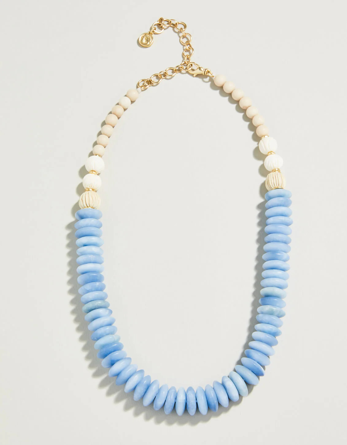 Blue Gaia Beaded Necklace 17" | Spartina 449
