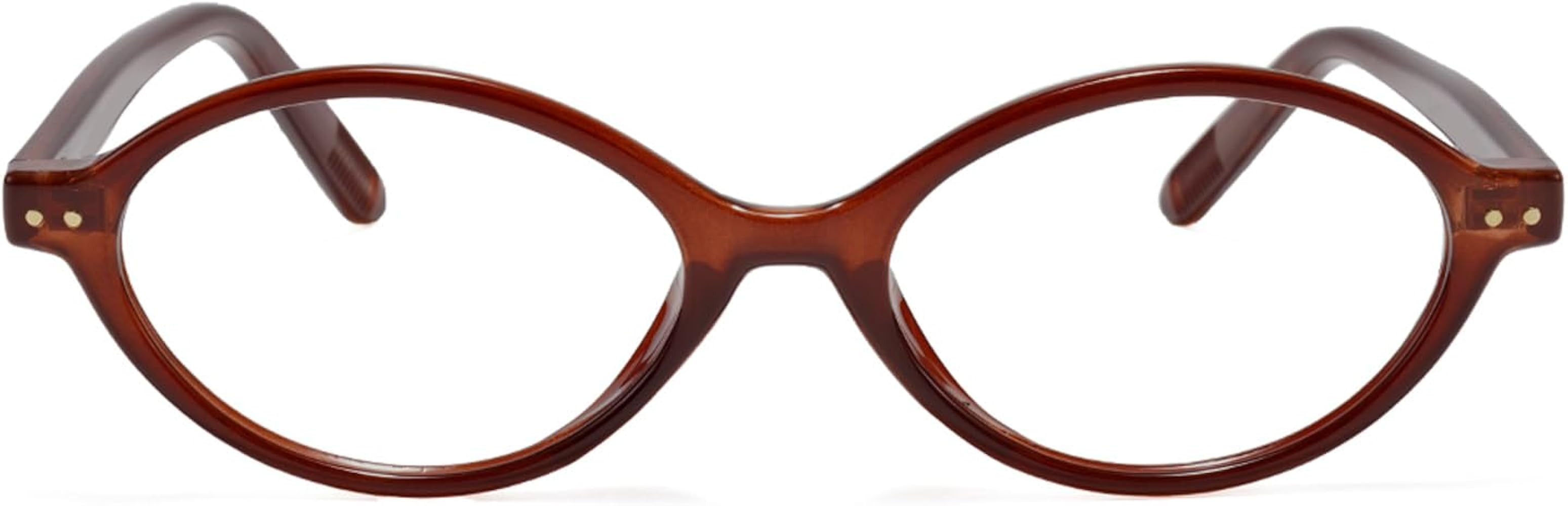 TIJN Olisa Blue Light Blocking Glasses for Women Men,Oval Glasses Frame Bluelight Glasses for Gam... | Amazon (US)