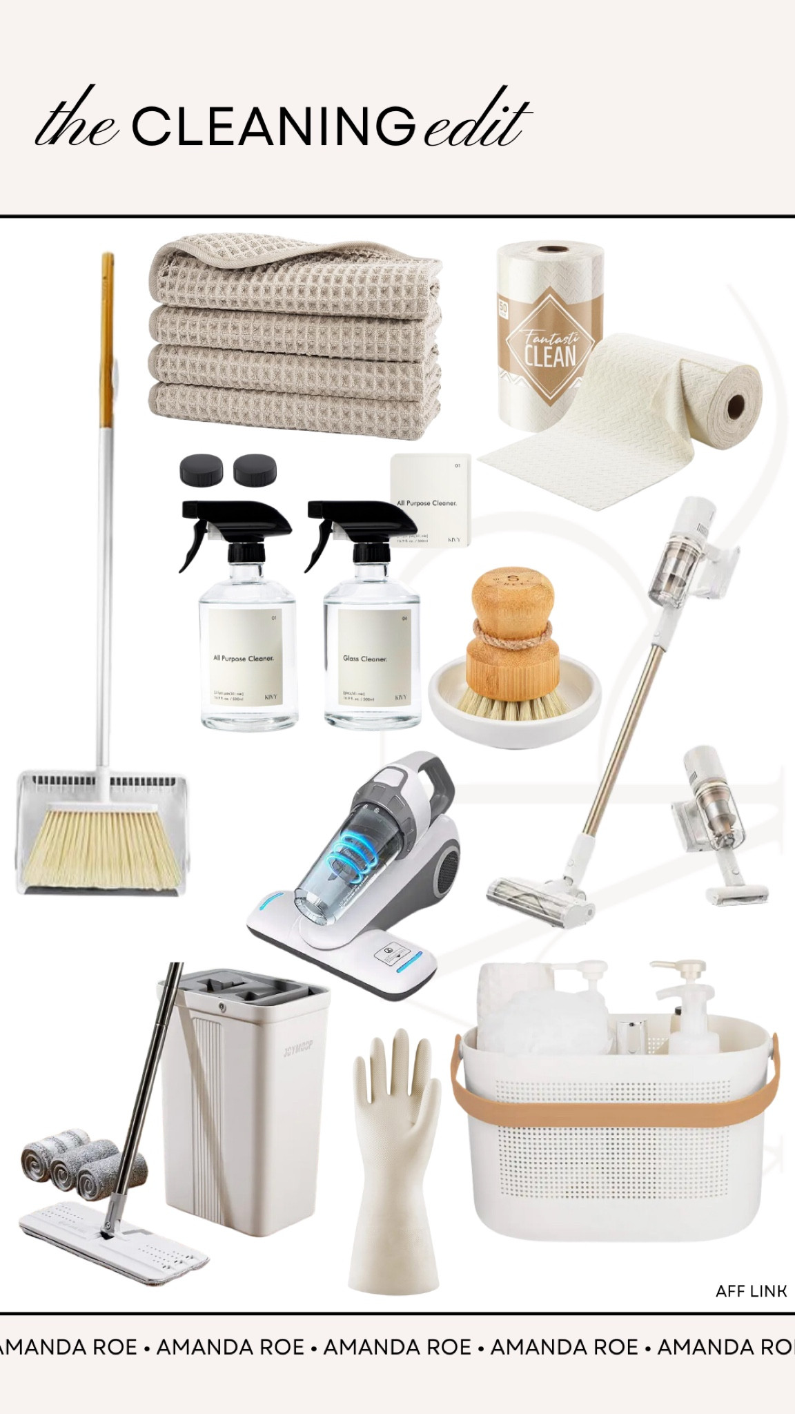 The cleaning edit - Amazon aesthetic cleaning finds. 

White Amazon cleaning finds, neutral home finds, neutral Amazon finds

#LTKhome #LTKfindsunder100 #LTKfindsunder50