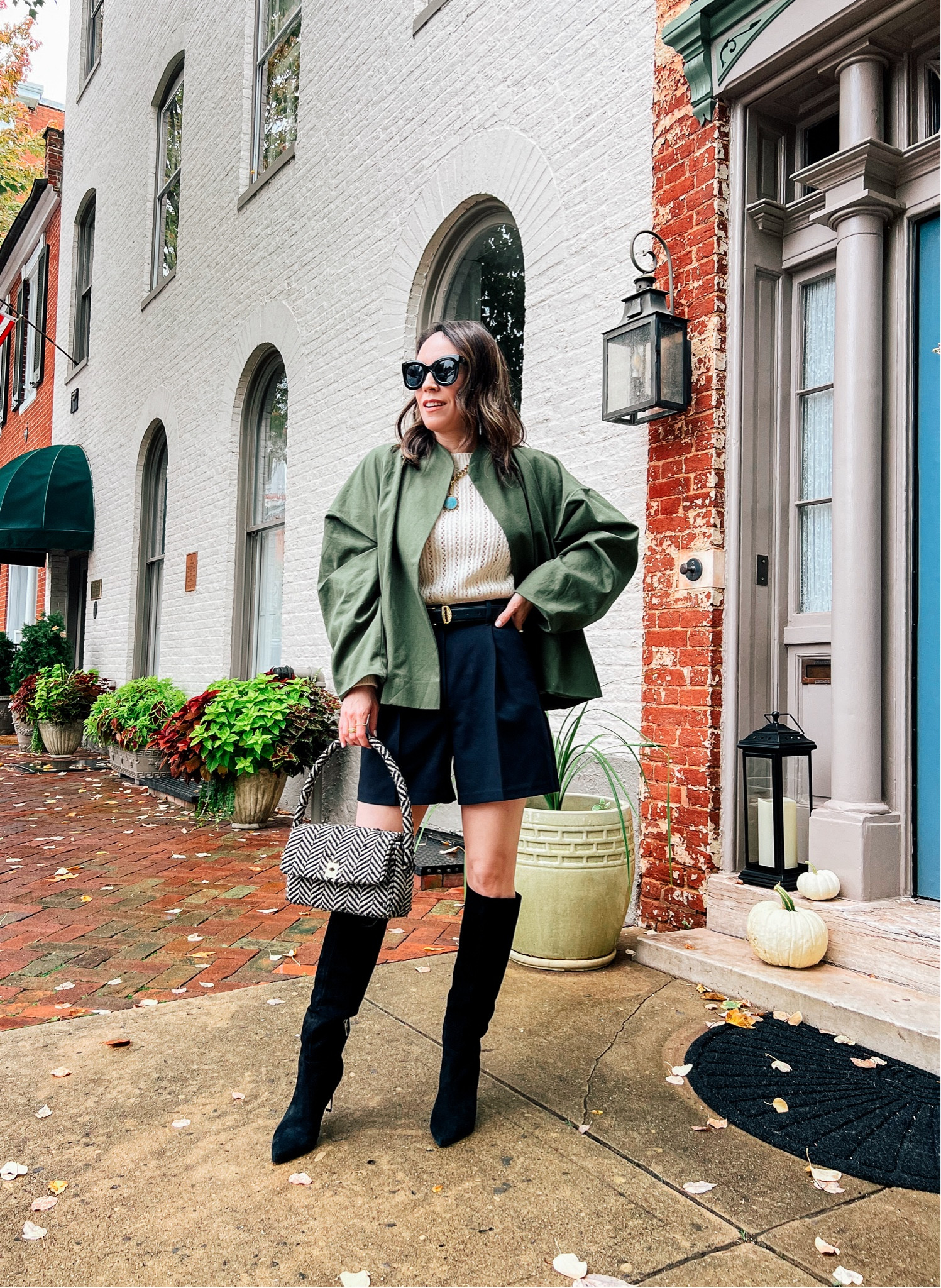 Styling shorts for fall 

#LTKOver40 #LTKSeasonal