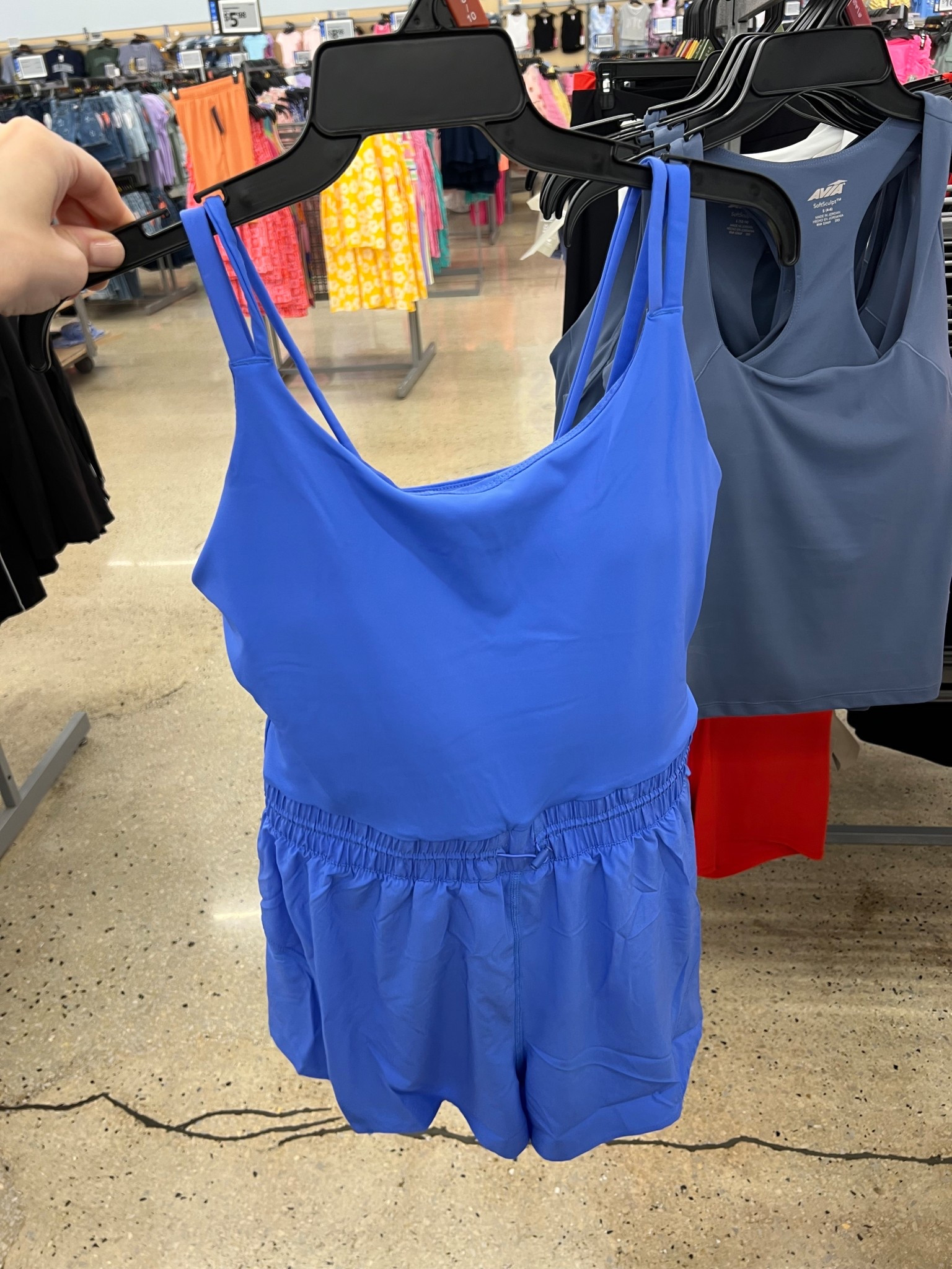 Avia shorts active romper looks just like the free people movement one! Built in brief. #walmartfashion 

#LTKActive