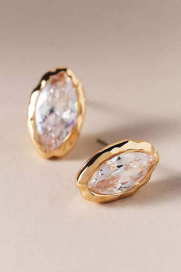 Crystal Luxe Mini Stud Earrings | Anthropologie (US)