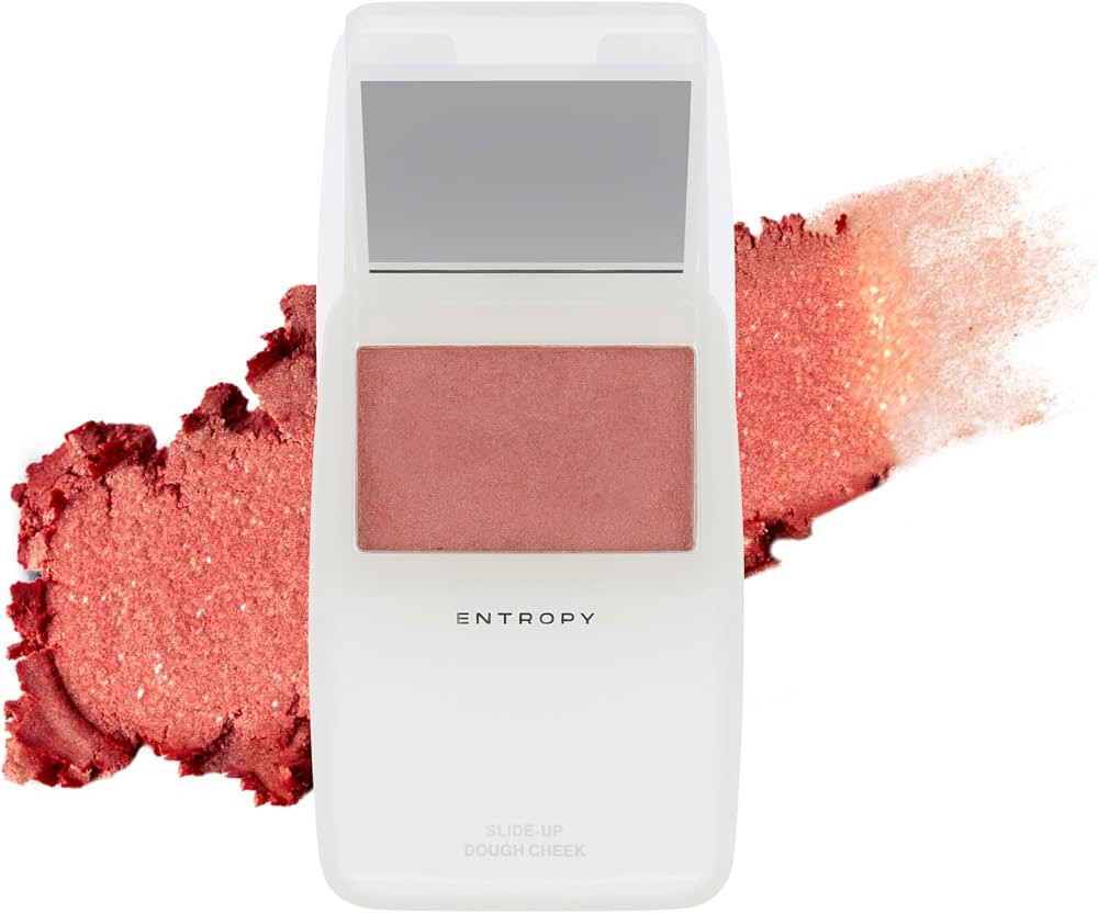 ENTROPY MAKEUP Slide-Up Dough Cheek Blush, Jelly Texture Cream Blush Compact, Buildable Cheek Col... | Amazon (US)