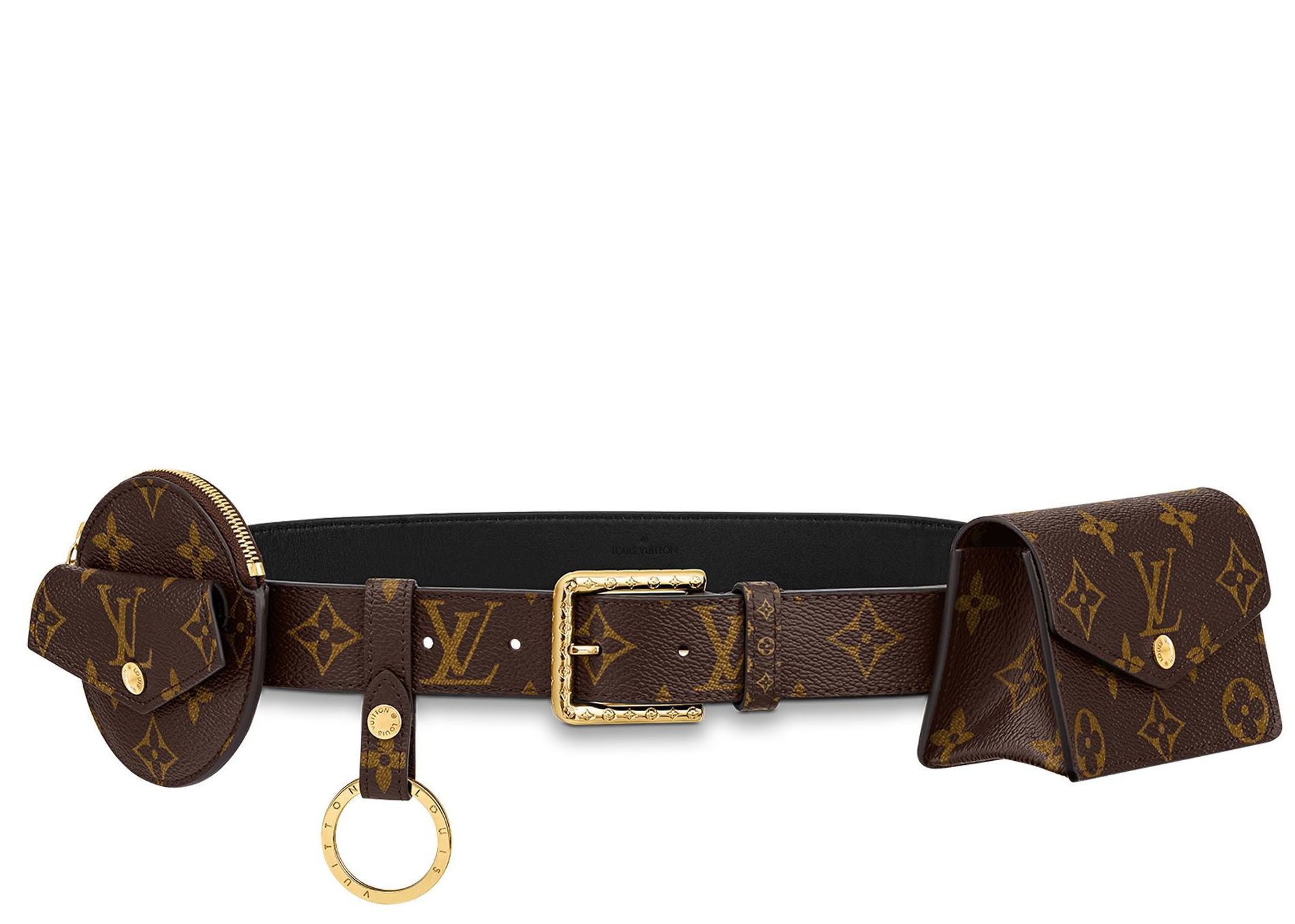 Louis Vuitton Daily Multi Pocket Belt Monogram 30MM Brown | StockX