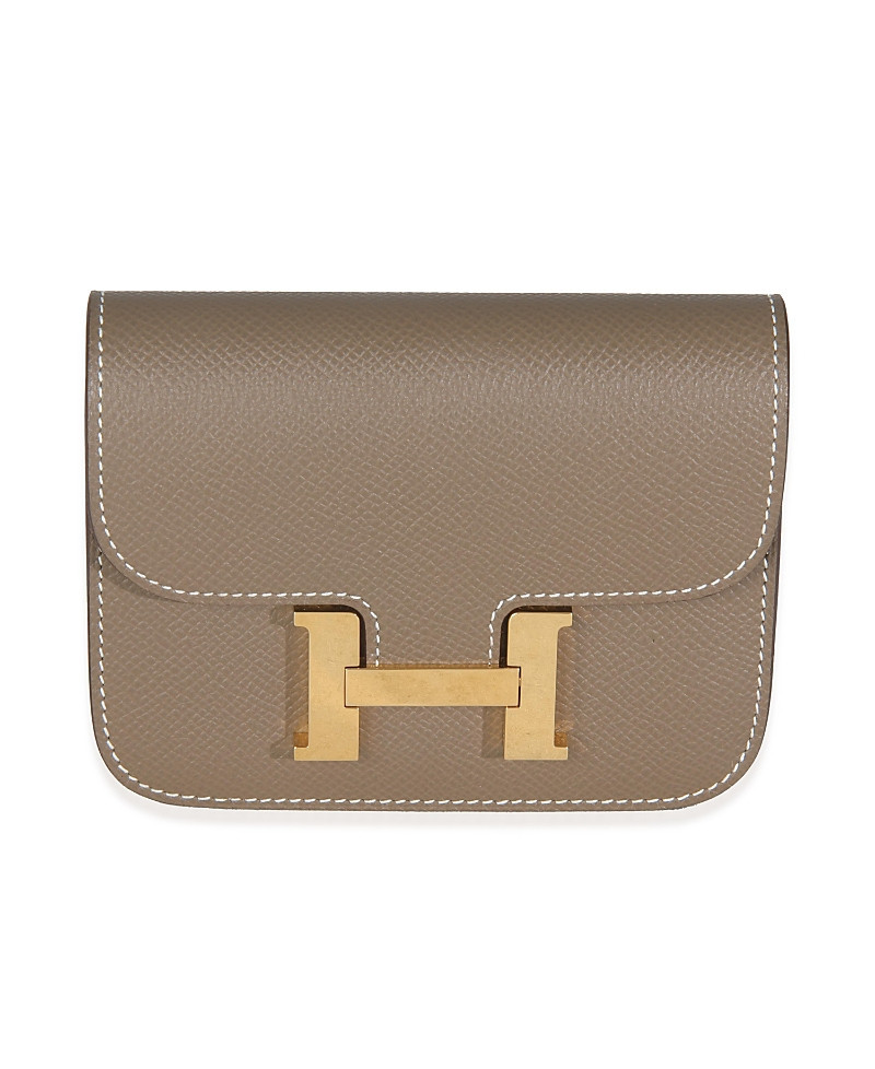 Pre-Owned HERMES Constance Slim Wallet Leather Handbag | Bloomingdale's (US)