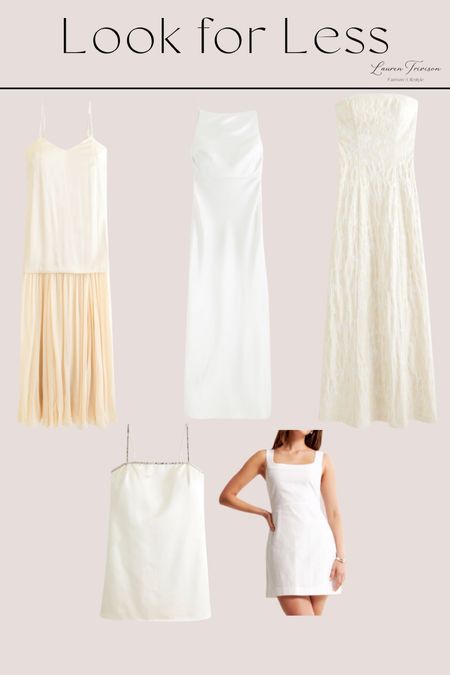 White dresses for brides to be! On sale this weekend and perfect for bridal showers or engagement parties!

#LTKSaleAlert #LTKWedding #LTKFindsUnder100
