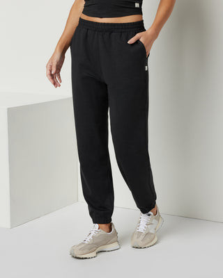 Vuori Boyfriend Jogger Pants | Black Heather | XXS | Vuori Clothing (US & Canada)