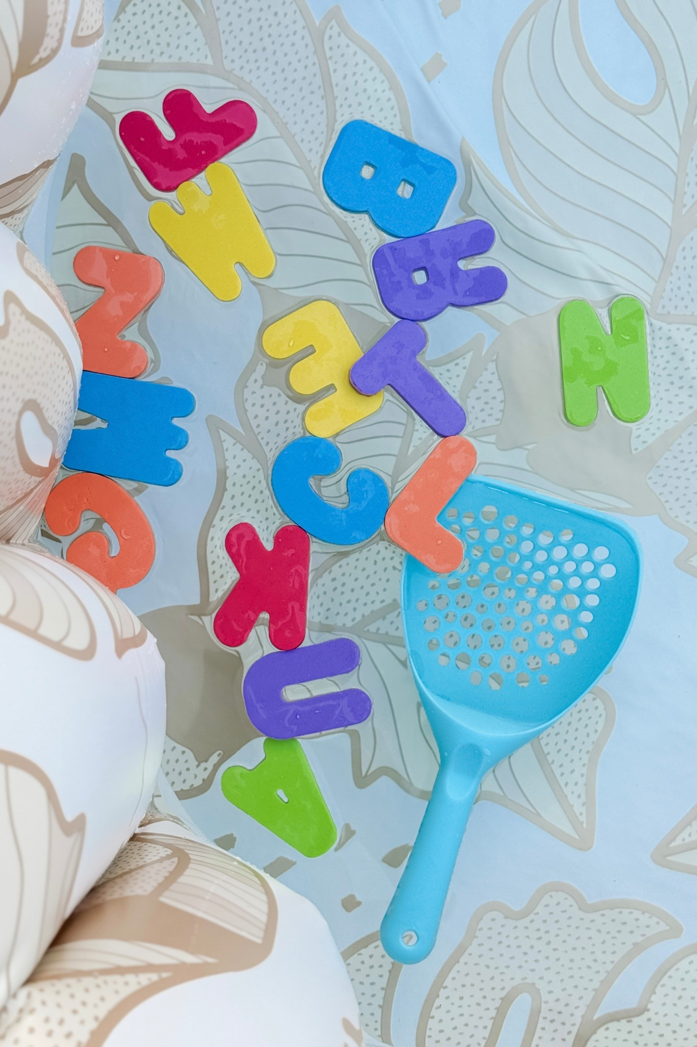 Camp Magic Playbook — Bookworm Week

Alphabet “Soup”! It’s 80°F degrees outside today so I thought my #LTKToddler could cool off with a fun water activity: I just filled up our inflatable pool and tossed in some foam letters + a scoop! Easy fun 📚🐛☀️

#LTKSwim #LTKKids
