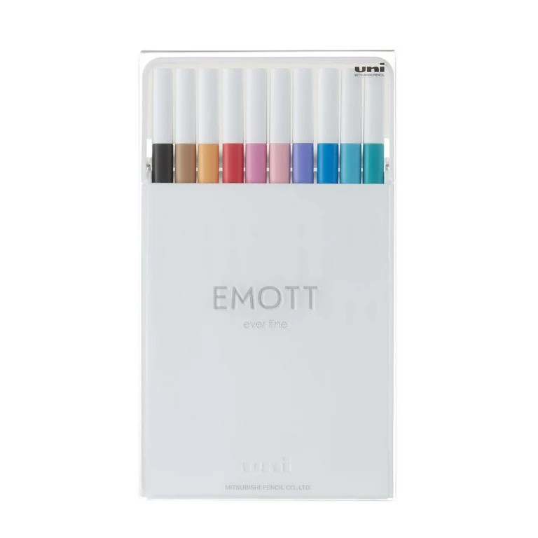 EMOTT Fineliner Pen Set #2, 10-Colors | Walmart (US)