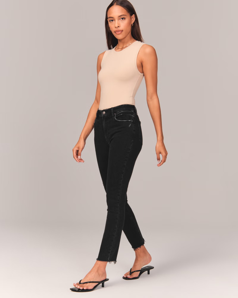 Women's High Rise Skinny Jeans | Women's Bottoms | Abercrombie.com | Abercrombie & Fitch (US)