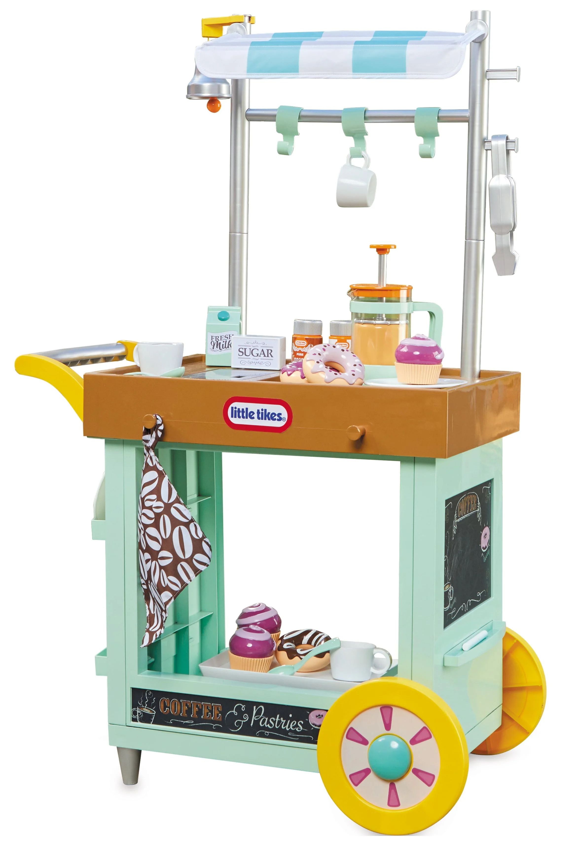 Little Tikes® 2-in-1 Café Cart Pretend Food Cooking Toy Role Play Kitchen Playset for Multiple ... | Walmart (US)