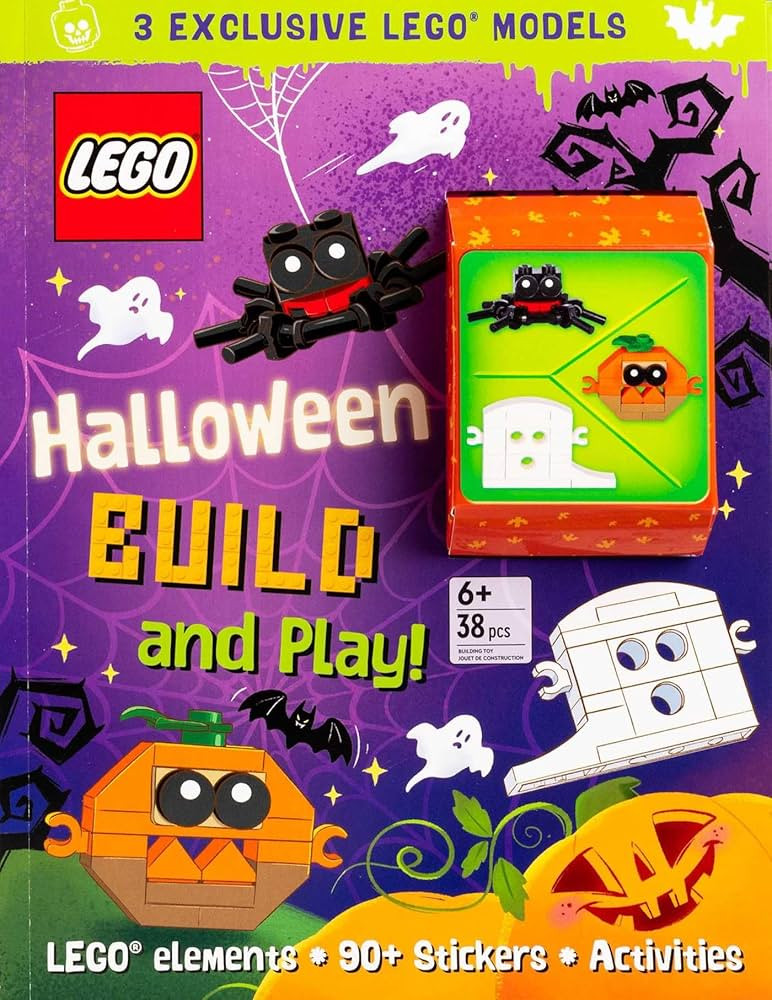 LEGO Books: Halloween Build and Play! (Activity Book with Minifigure) | Amazon (US)