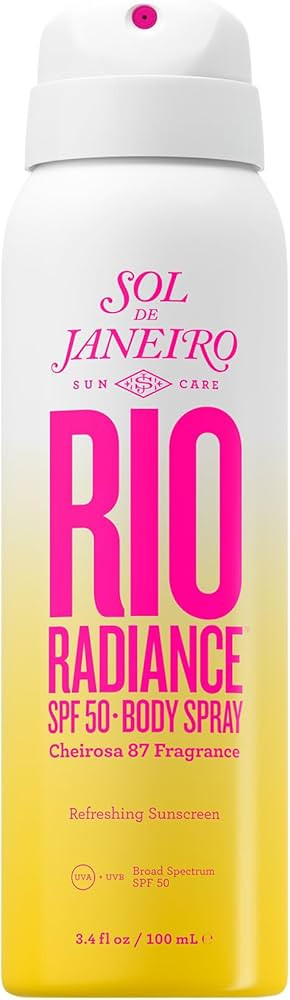 SOL DE JANEIRO Rio Radiance SPF 50 Body Spray Broad Spectrum | Spray Sunscreen for Body | Niacina... | Amazon (US)