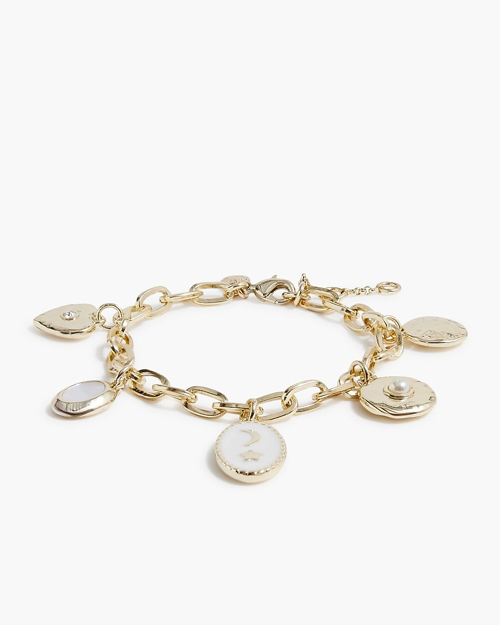 Mother-of-pearl charm bracelet | J.Crew Factory