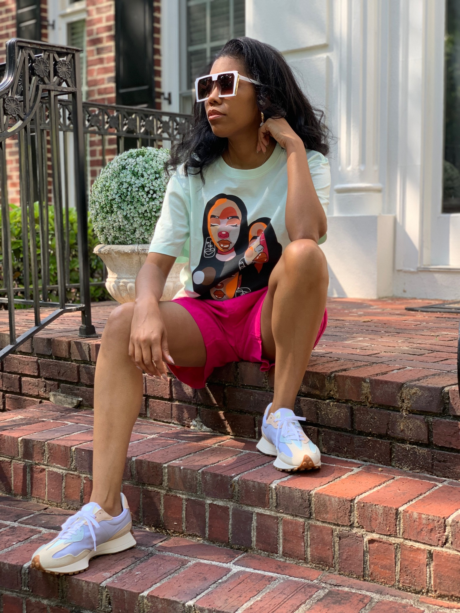 Target is really showing up and out with the black artist and designers and I am loving these tees from Pink Lomein. My shorts are also from Target which I will leave all tagged  

#LTKstyletip #LTKunder100
