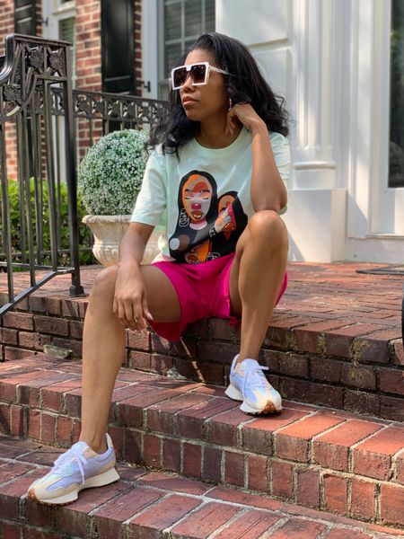 Target is really showing up and out with the black artist and designers and I am loving these tees from Pink Lomein. My shorts are also from Target which I will leave all tagged  

#LTKstyletip #LTKunder100