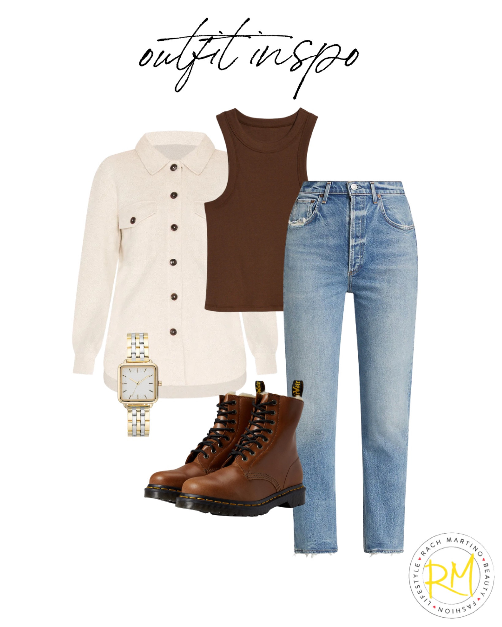 Shacket outfit idea casual denim outfit idea Dr marten women outfit 

#LTKunder50 #LTKstyletip #LTKsalealert