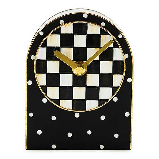 Courtly Check & Dot Clock | MacKenzie-Childs