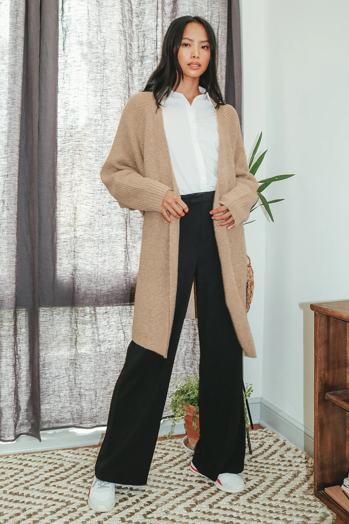 Sending Warm Wishes Beige Knit Oversized Cardigan Sweater | Lulus (US)