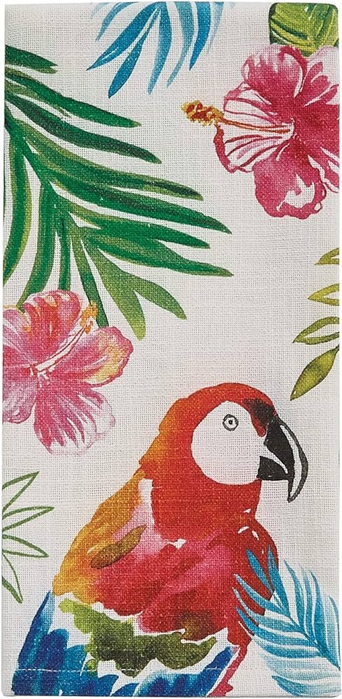 Split P Tropical Paradise Parrot Dishtowel - White | Amazon (US)