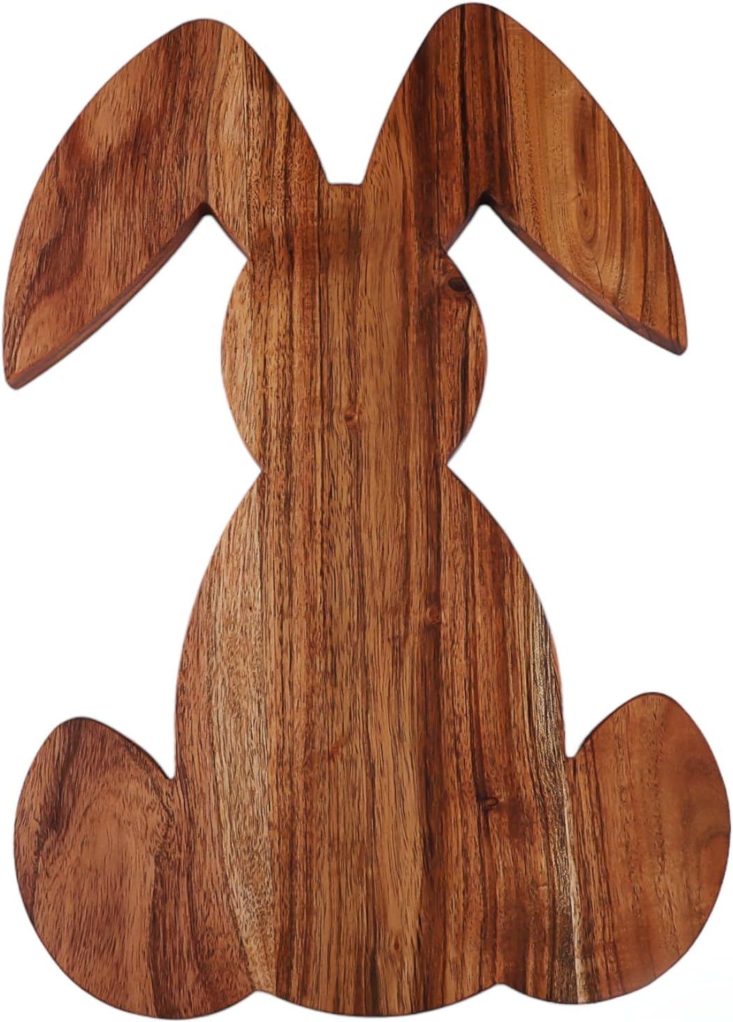 Bunny Shaped Wood Serving Board, Wood Cutting Board for Kitchen, Wooden Charcuterie Boards, Funny... | Amazon (US)