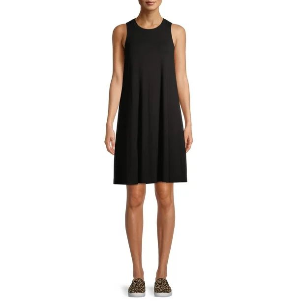 Time and Tru Women's Sleeveless Knit Dress | Walmart (US)