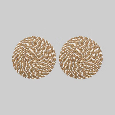 2ct Natural Placemat White - Bullseye's Playground™ | Target