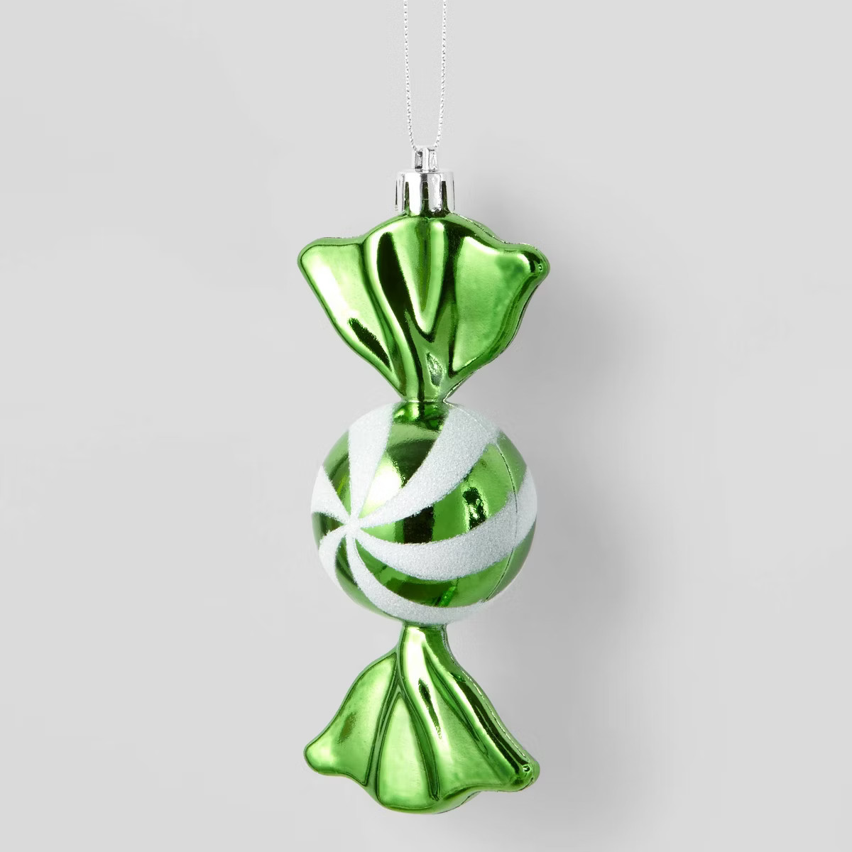 Peppermint Christmas Tree Ornament Green/White - Wondershop™: Festive Holiday Decor, Candy Desi... | Target