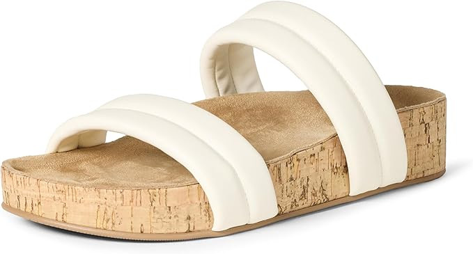 Amazon Essentials womens Slide Cork Sandals | Amazon (US)