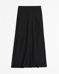 Women's Mid Rise Satin Maxi Skirt | Women's Bottoms | Abercrombie.com | Abercrombie & Fitch (US)