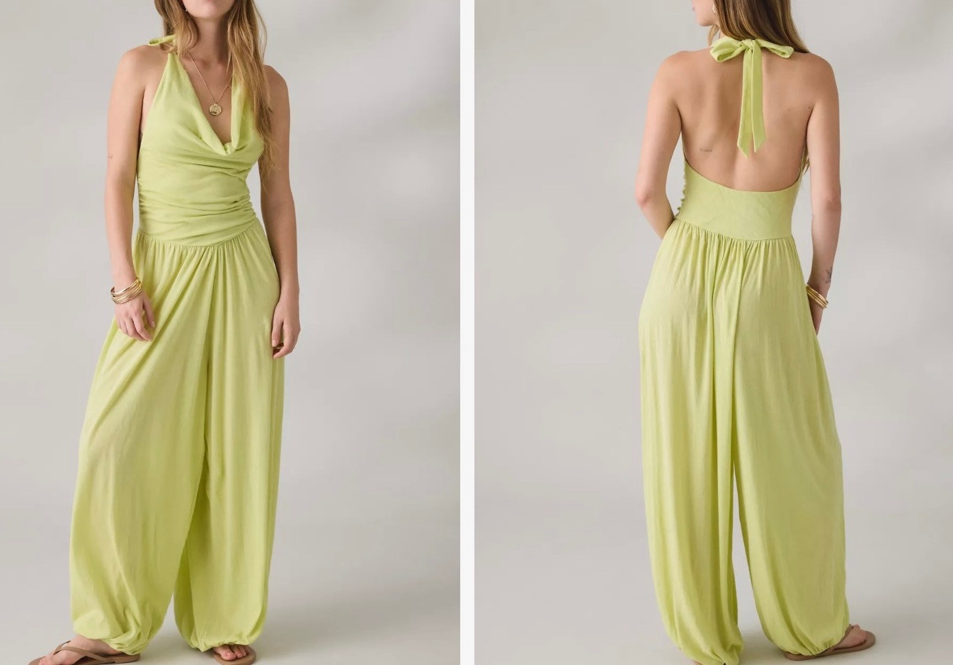 Out From Under Seaside Cotton Cowl Neck Halter Jumpsuit
 

 #LTKgrwm #LTKootd #LTKSaleAlert