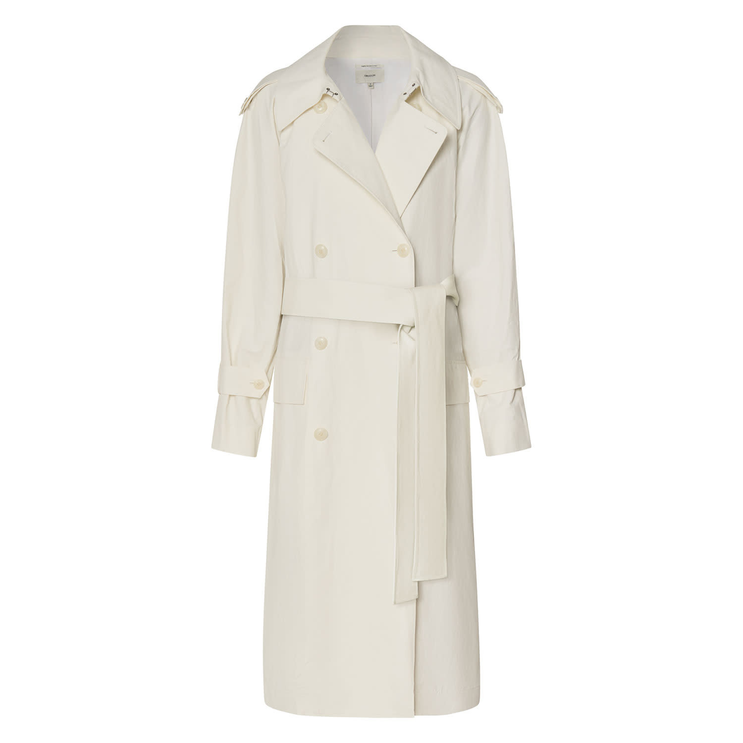 Coated Trench - White | Oroton | Oroton