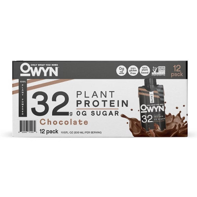 OWYN Pro Elite 32g Dairy Free Protein Shake Chocolate Non-Caffeinated - 11.15 fl oz/12pk | Target