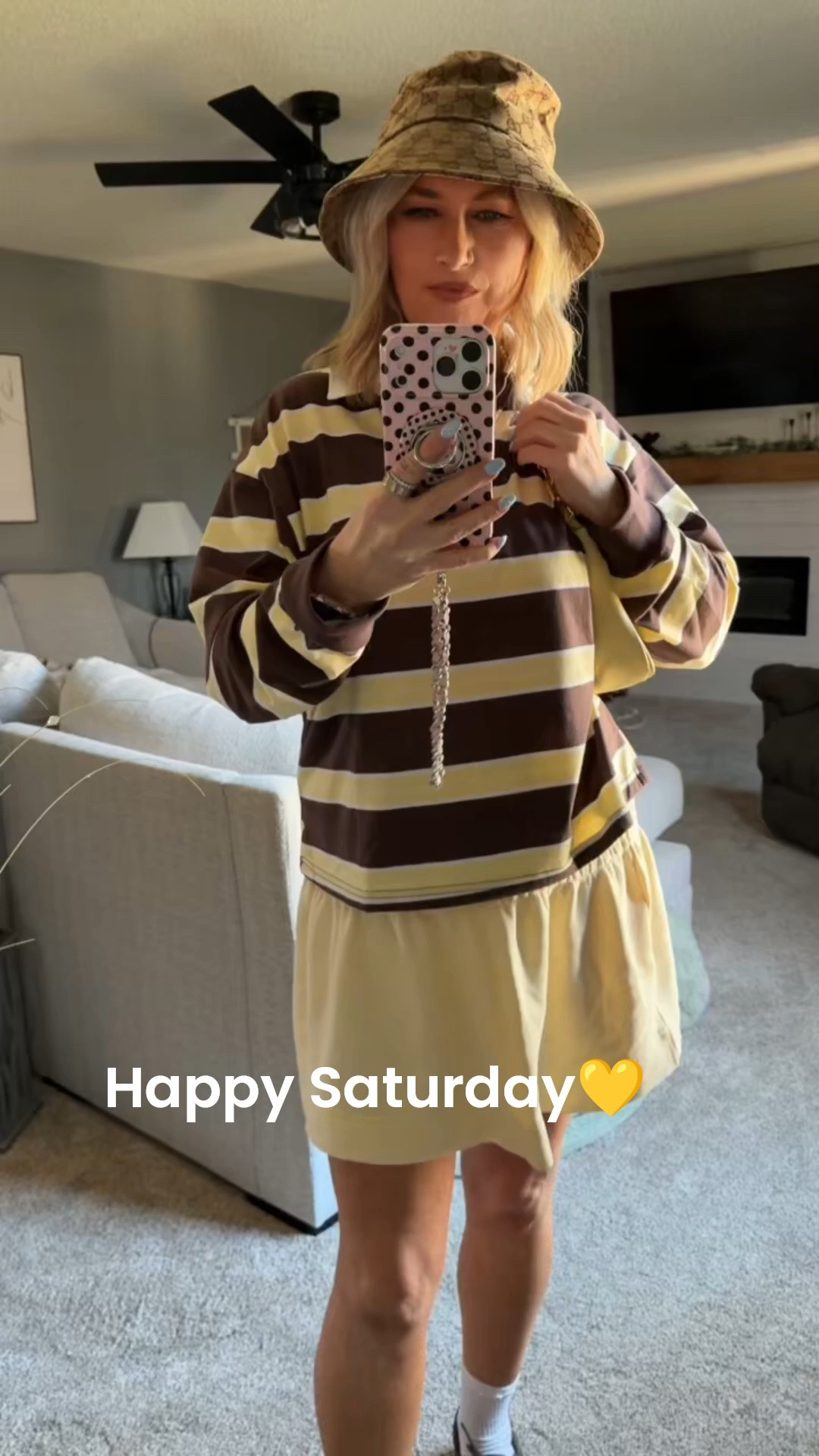 Yellow is such a happy color and I love this striped rugby top from Walmart! #walmart #ae #yellow #stripes

#LTKootd #LTKmomlife #LTKActive